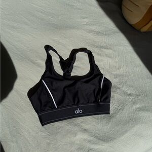 ALO Yoga Black and White Sports Bra